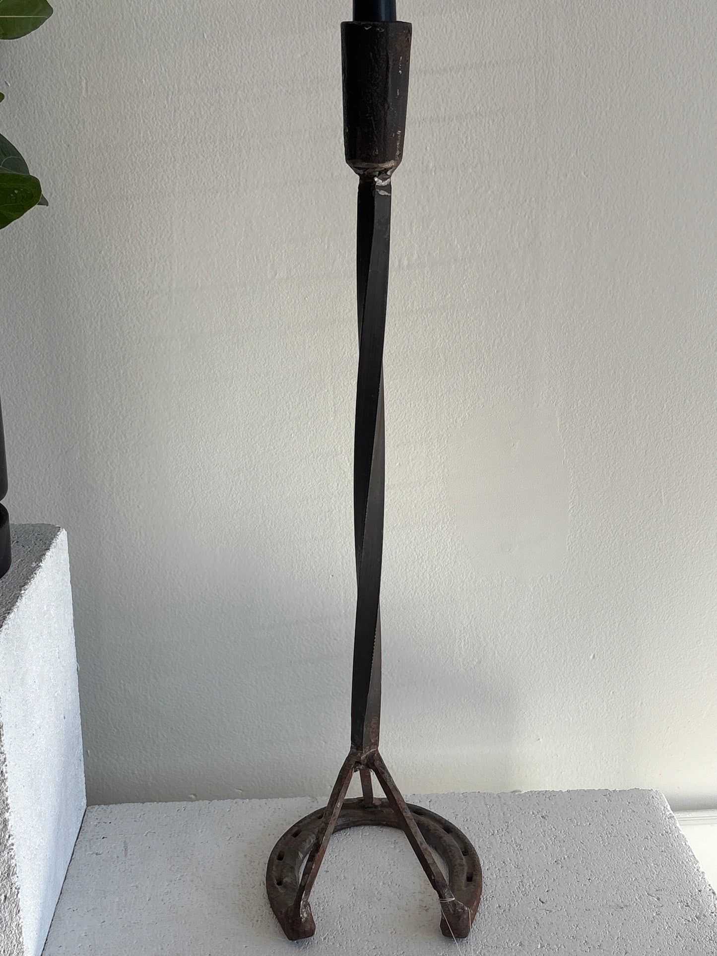 Horseshoe Candle Holder