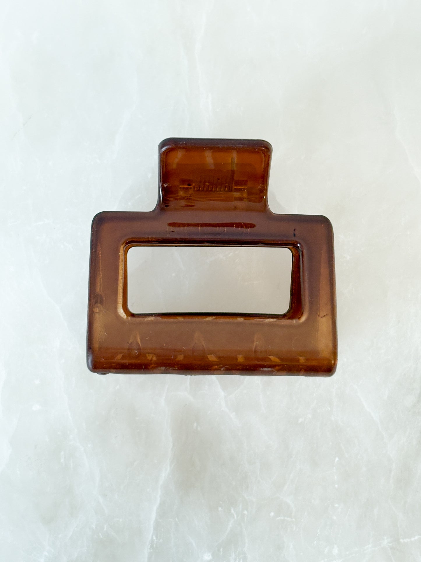glossy square clips