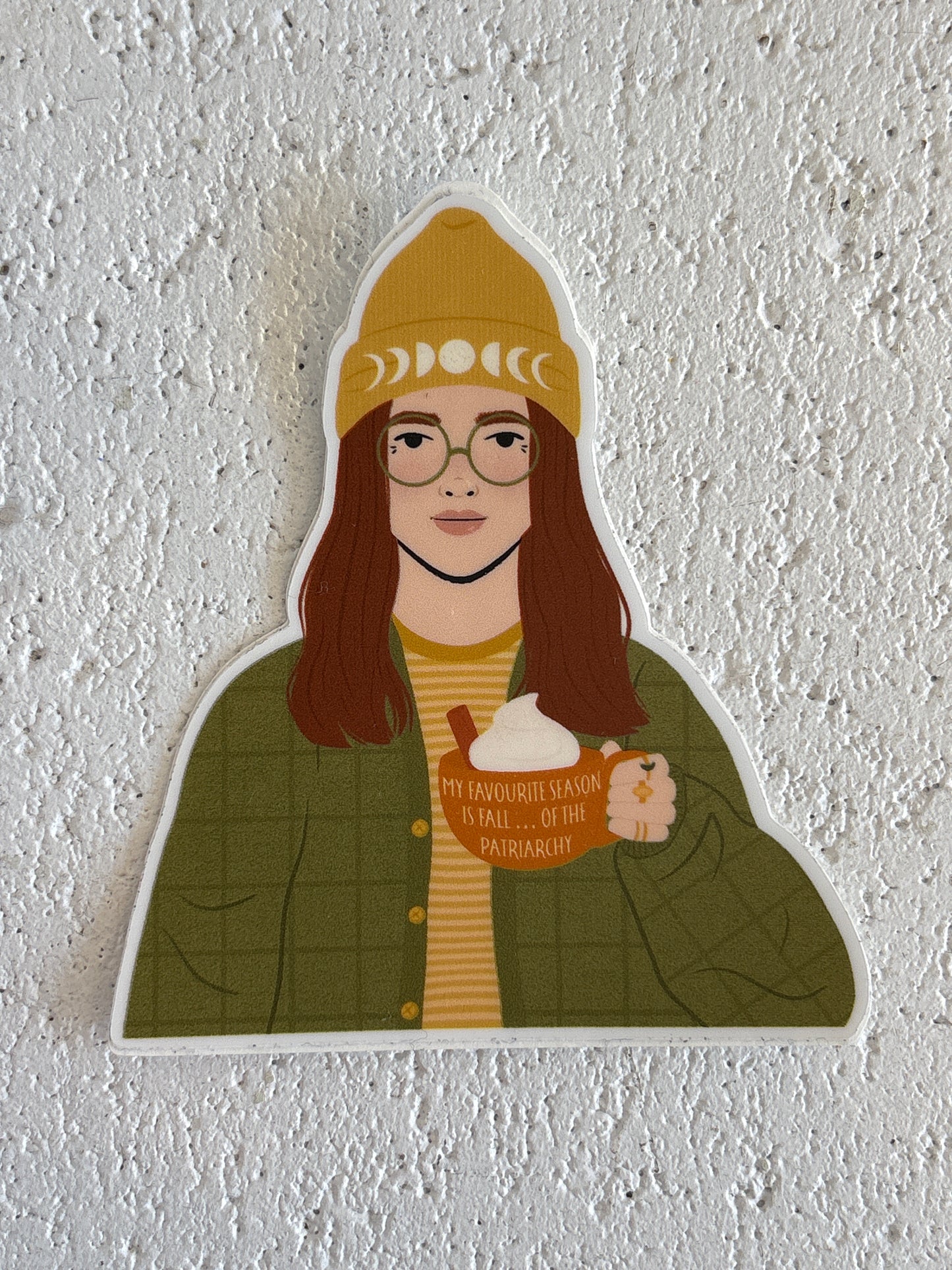 My Favourite Season is Fall of The Patriarchy Sticker