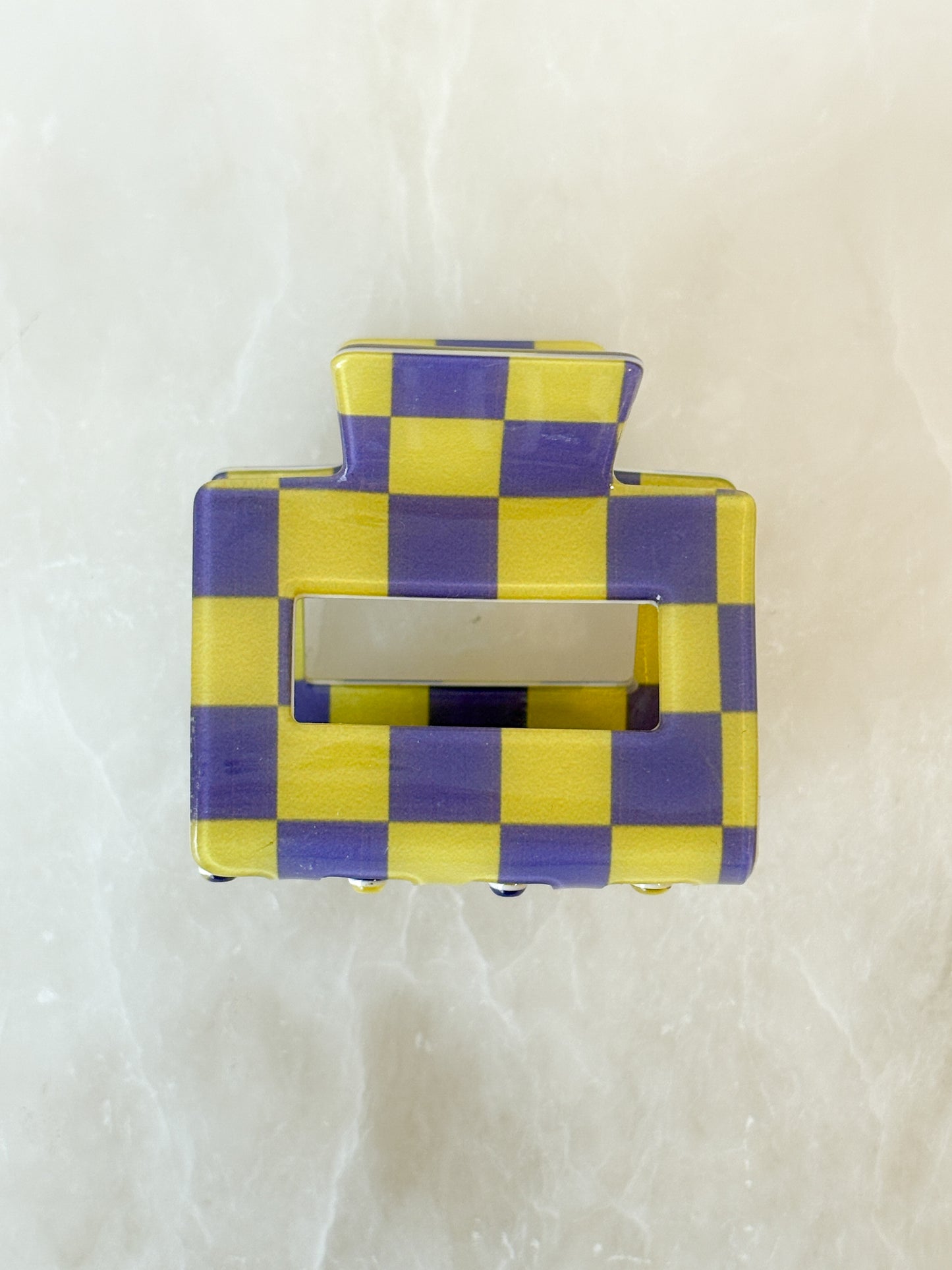 checkered square clips
