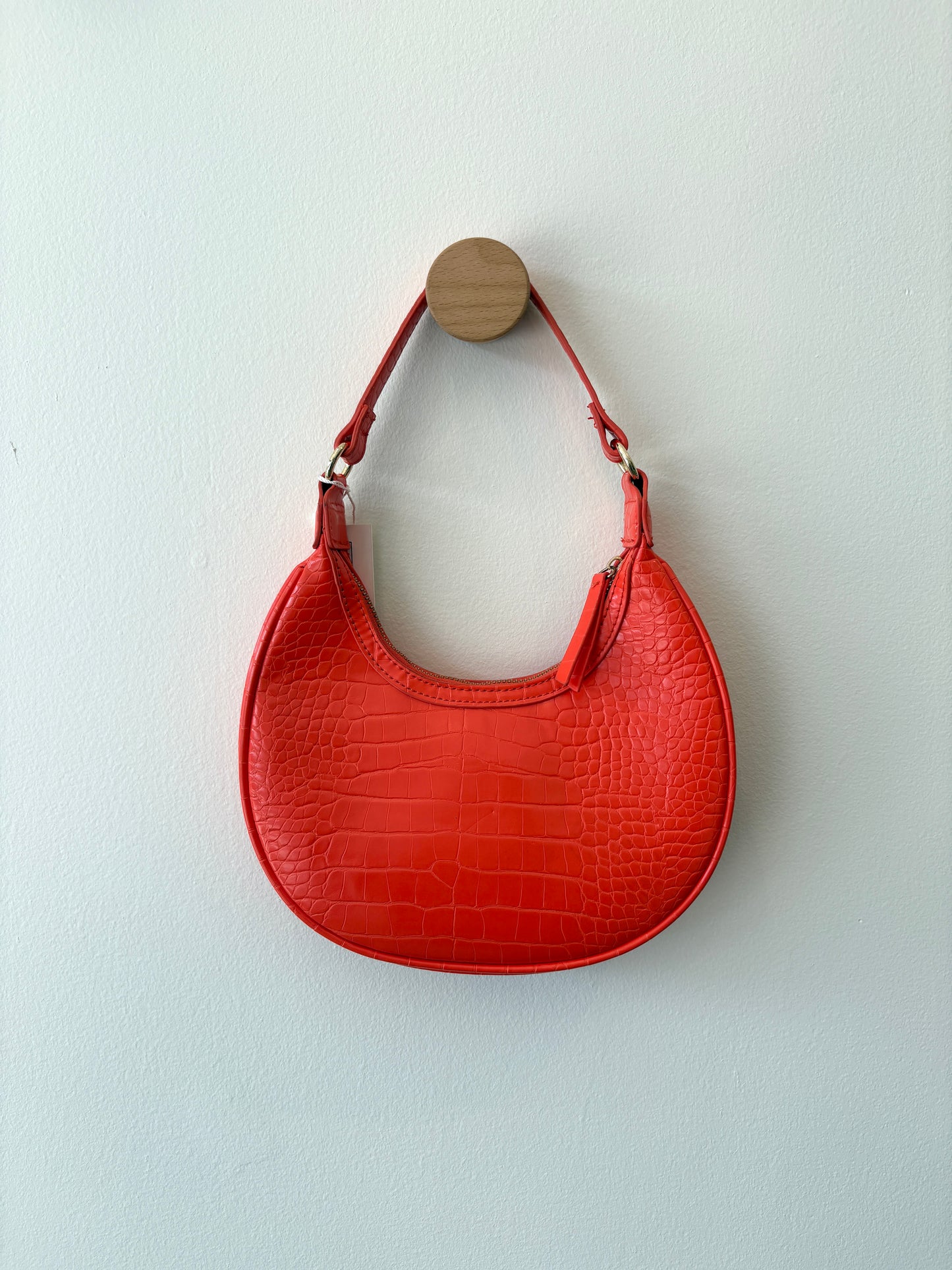 bright orange purse