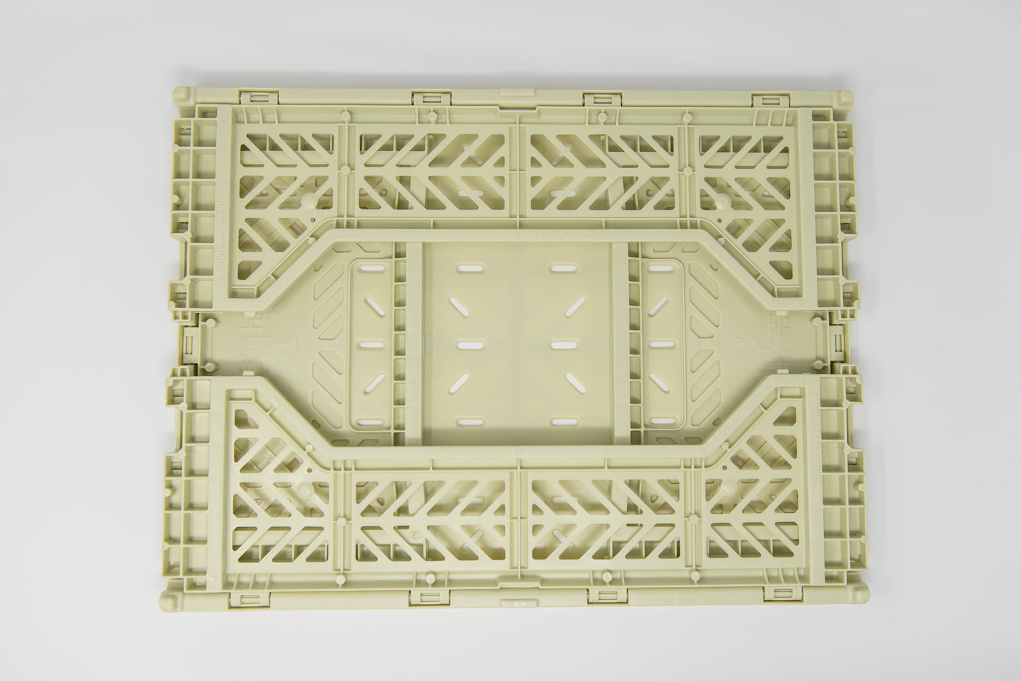 midi crate: lime green