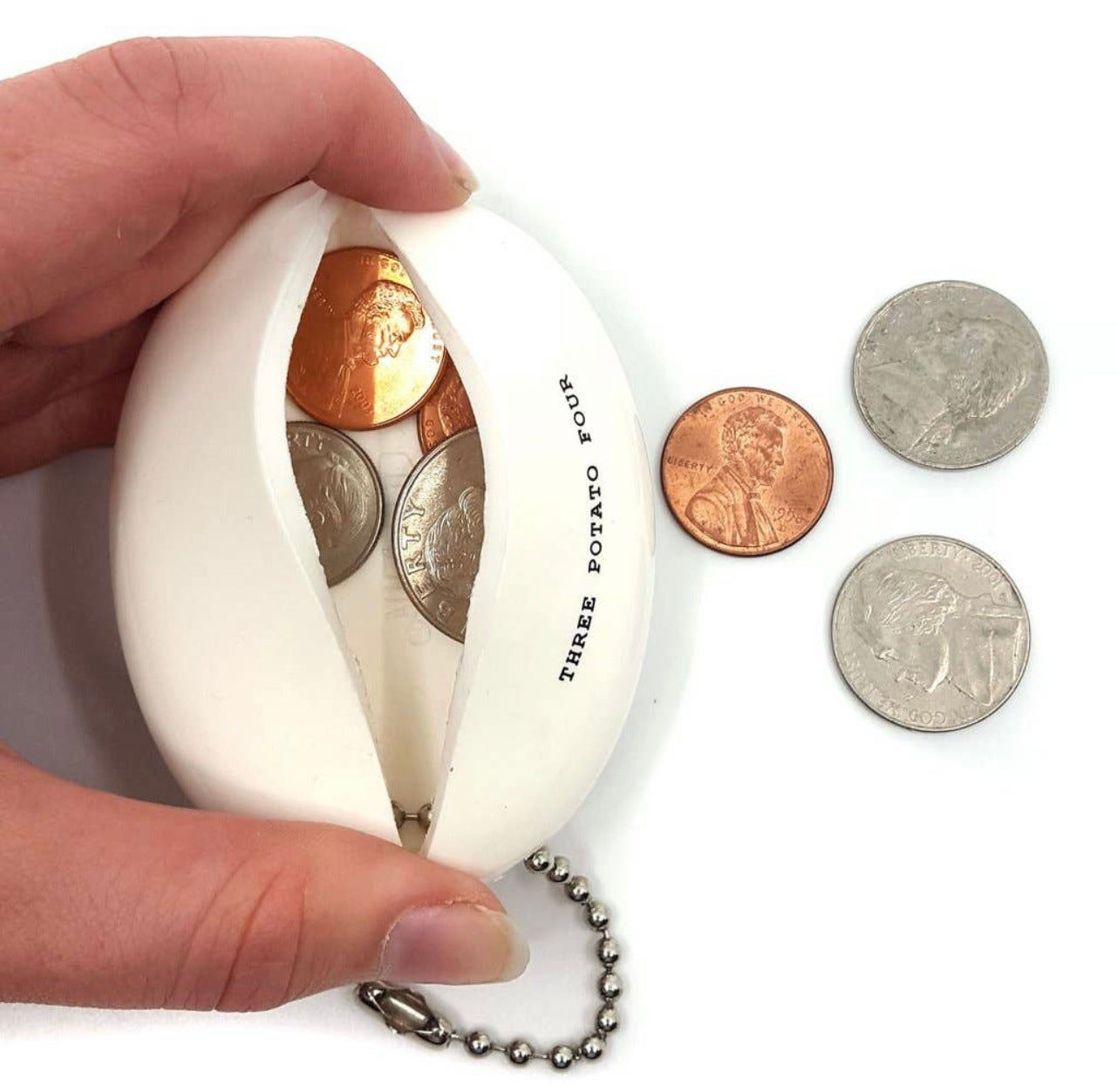 coin pouch: thrifting money
