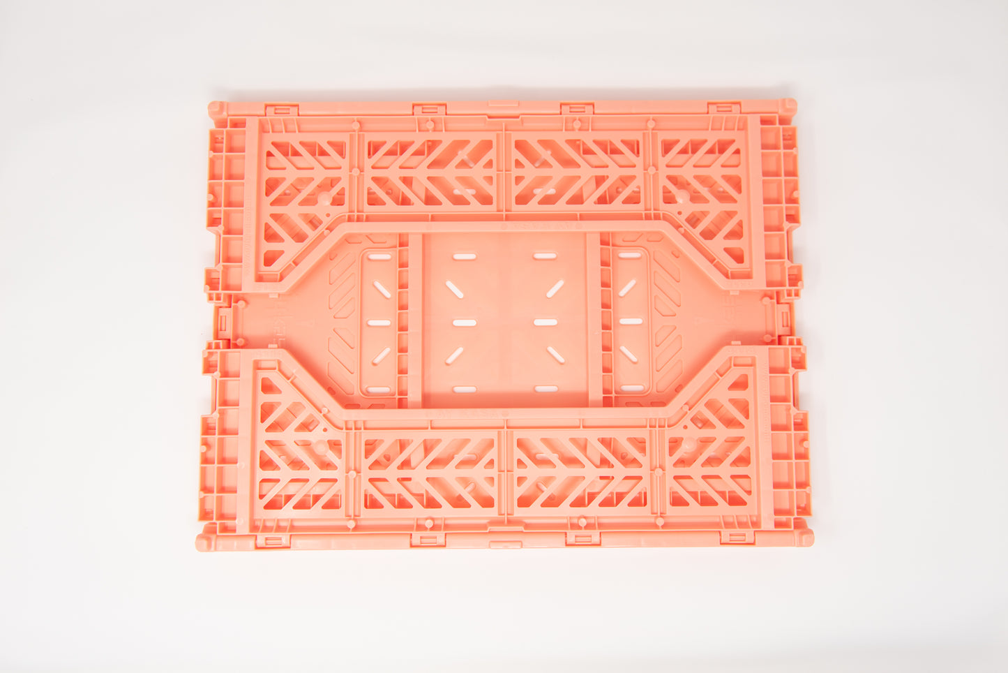midi crate: salmon pink