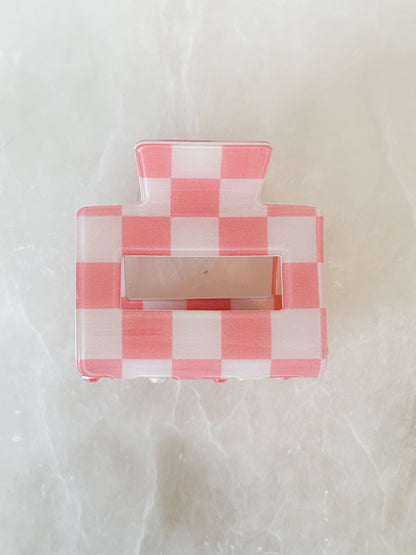 checkered square clips