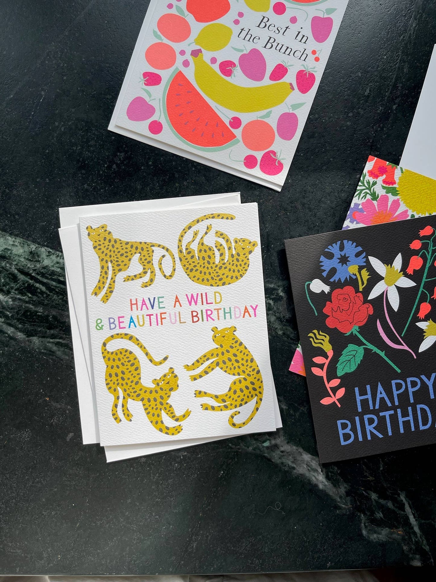 Wild Cheetah Birthday Card