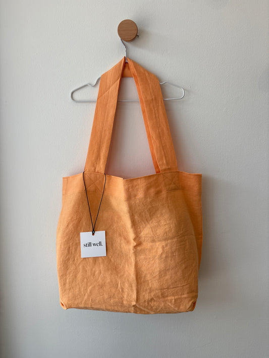SW Cantaloupe Linen Tote