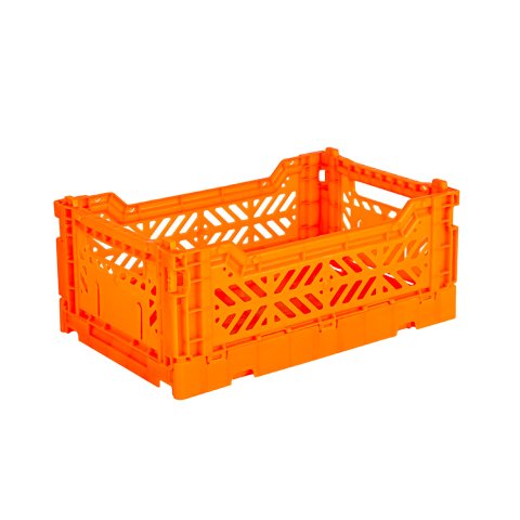 mini crate: neon orange