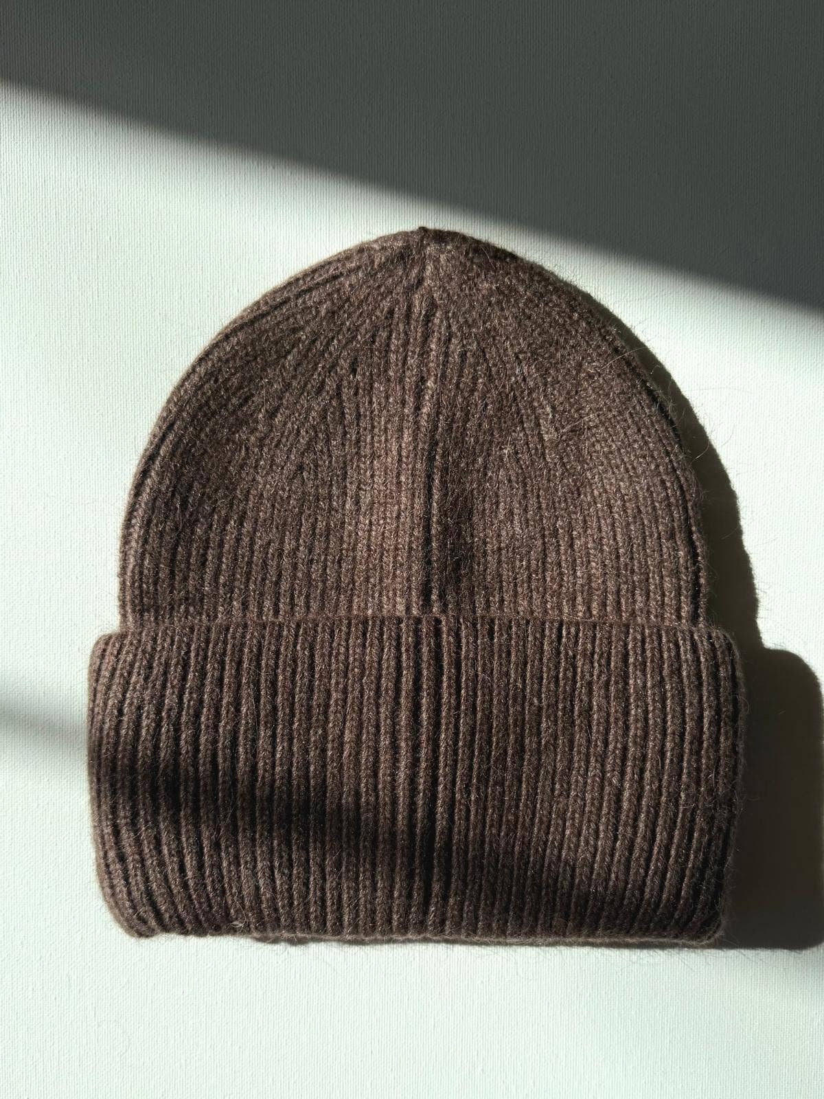 ROYAL ANGORA BEANIE - neutral