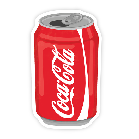 Crispy Red Cola Can - Soda Pop Drink Vinyl Sticker