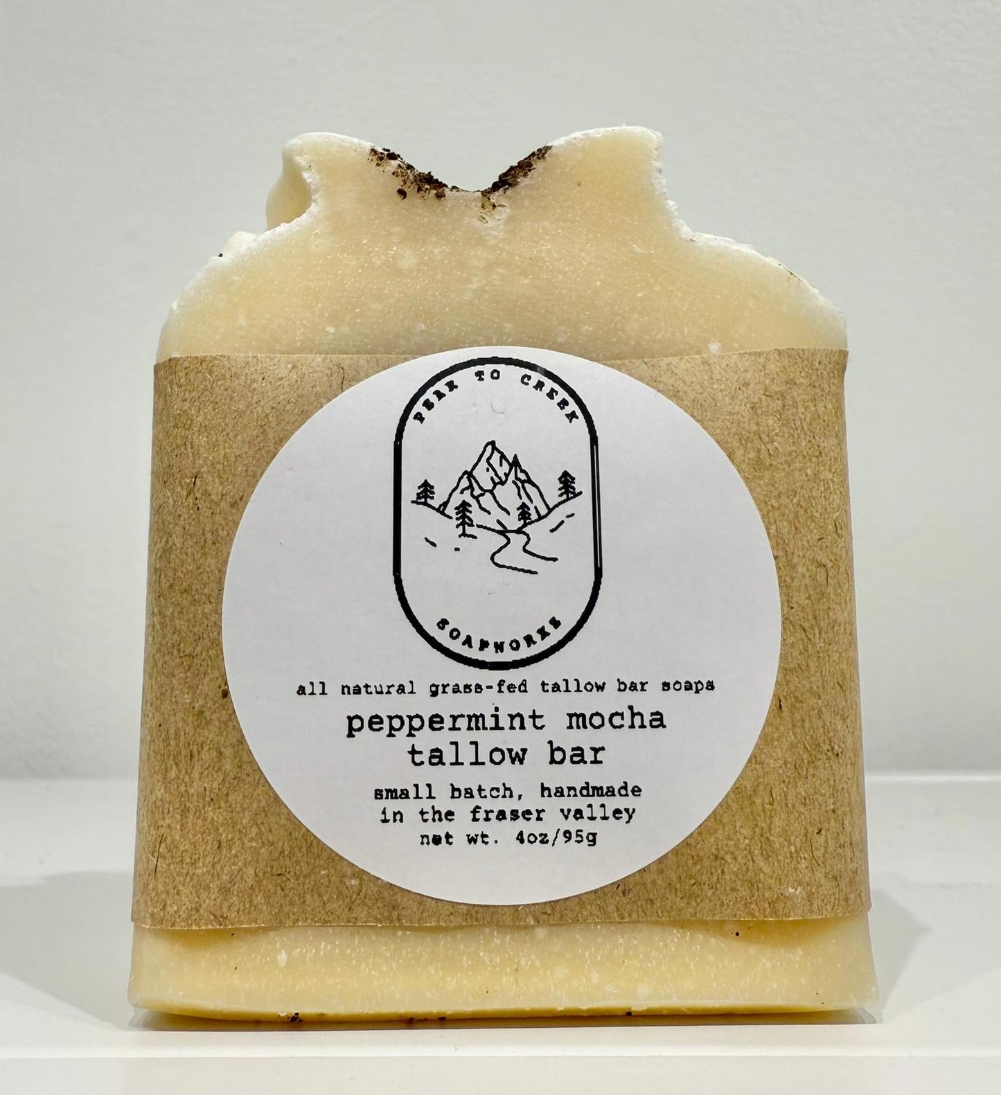 Peppermint Mocha Tallow Soap Bar