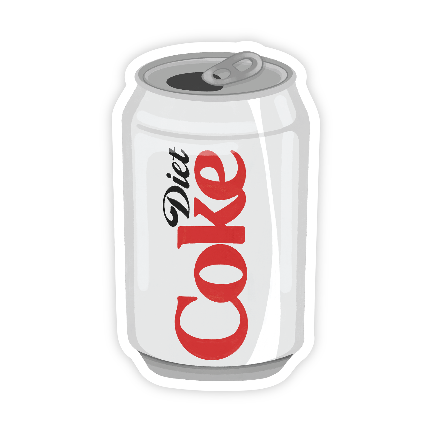 Crispy Diet Cola Can - Soda Pop Drink Vinyl Sticker