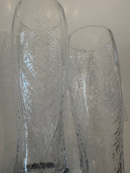 tall leaf glasses, set of 2
