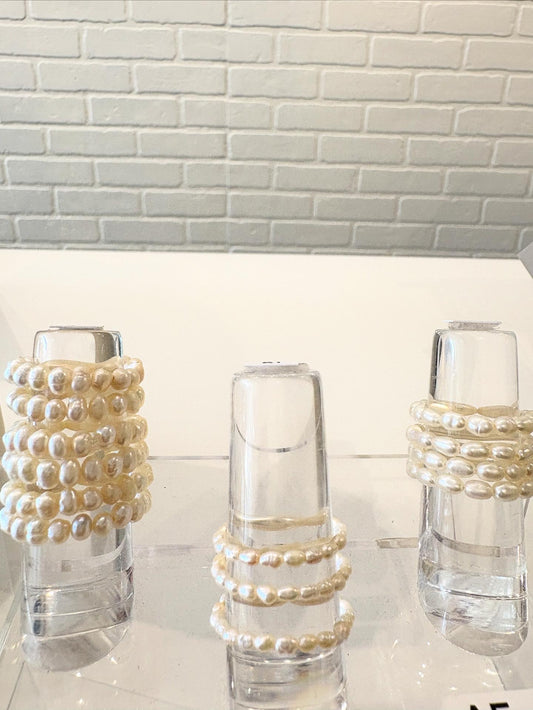 AE tiny oval pearls