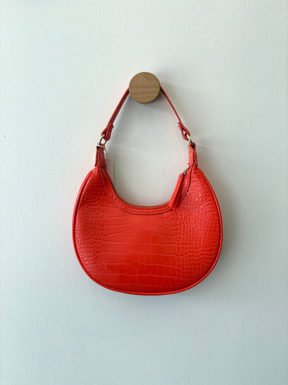 bright orange purse