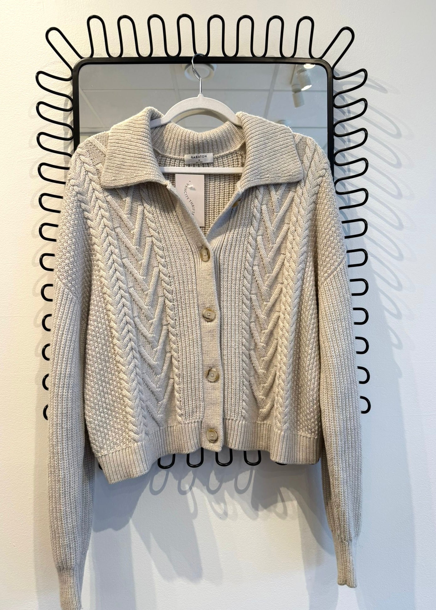 Babaton Cableknit Cardigan