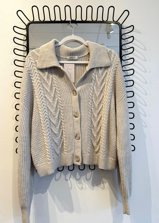 Babaton Cableknit Cardigan