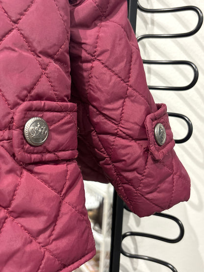 Maroon quilted jacket (AS)