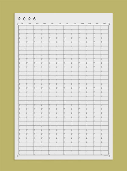 YEAR AT A GLANCE | 2026 Calendar