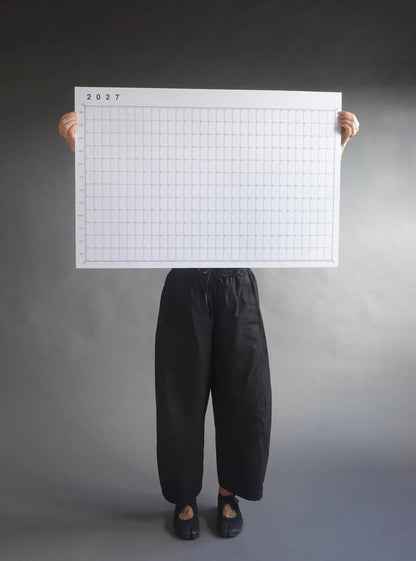 YEAR AT A GLANCE CALENDAR LANDSCAPE 2027