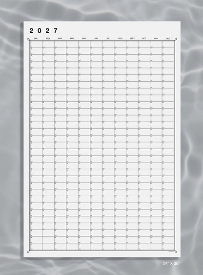 YEAR AT A GLANCE CALENDAR 2027
