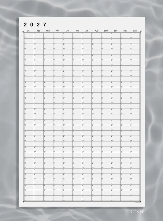 YEAR AT A GLANCE CALENDAR 2027