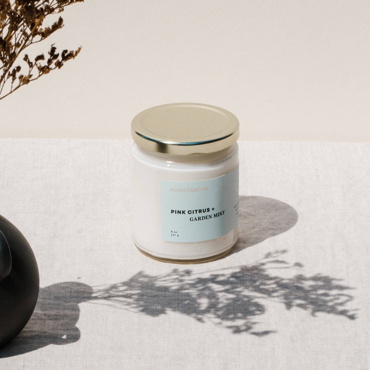 Pink Citrus + Garden Mint Soy Wax Candle