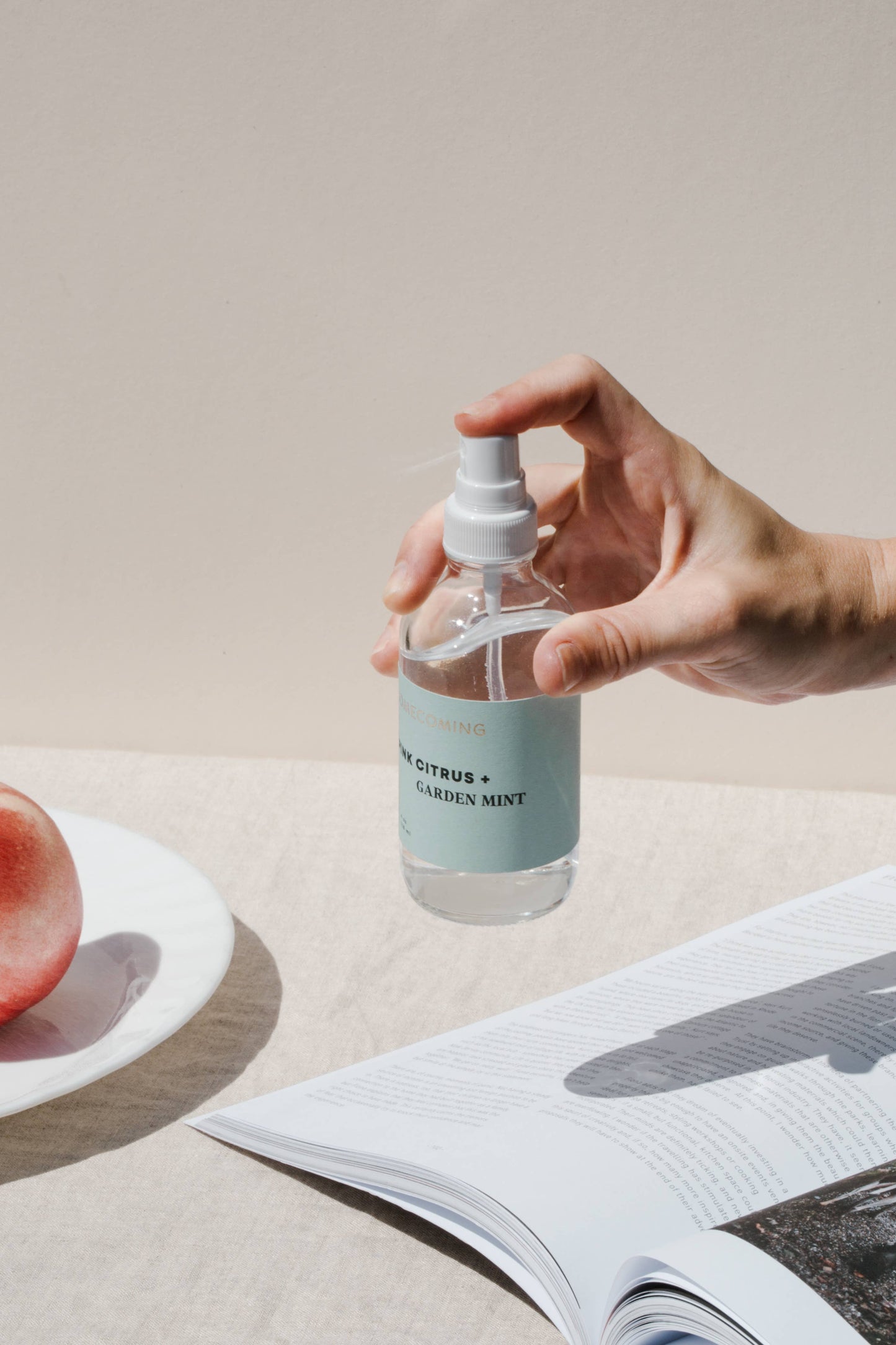 Pink Citrus + Garden Mint Home Mist
